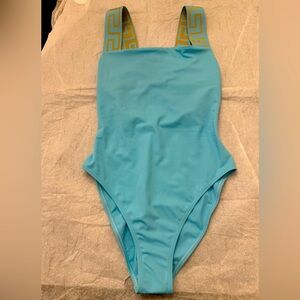 Versace Greca Border One Piece Swimsuit